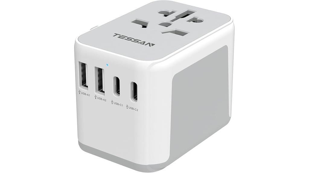 universal travel adapter with usb