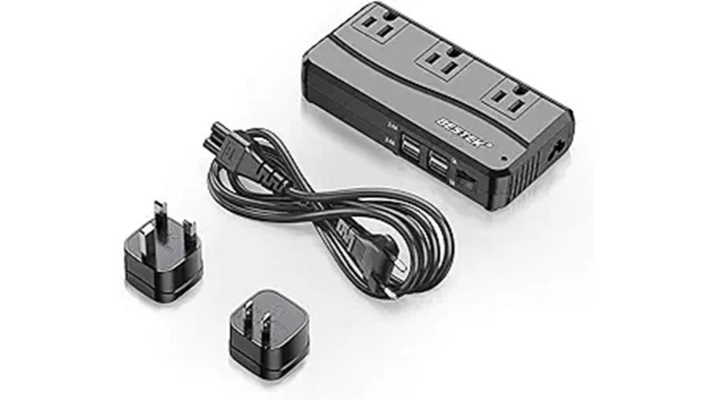 universal travel adapter with usb