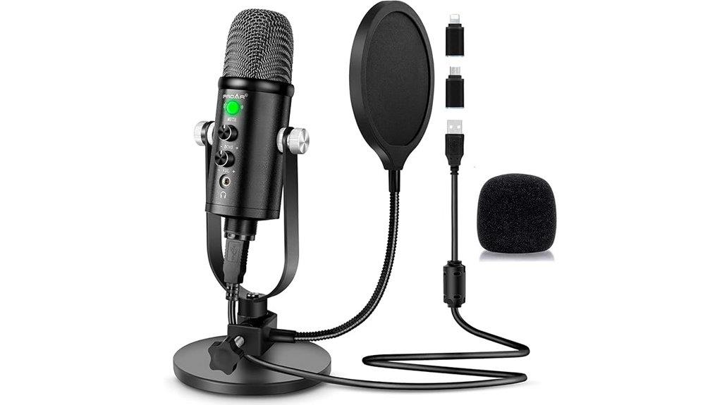 usb podcast microphone kit
