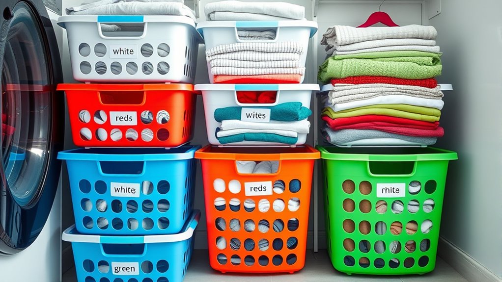 use labels and colors
