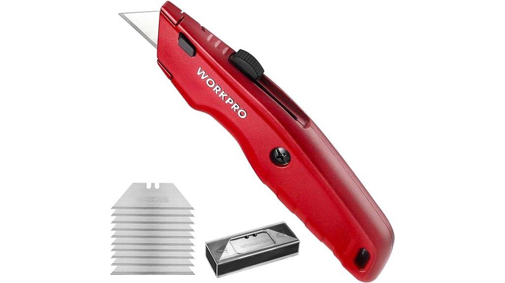 utility knife with extra blades