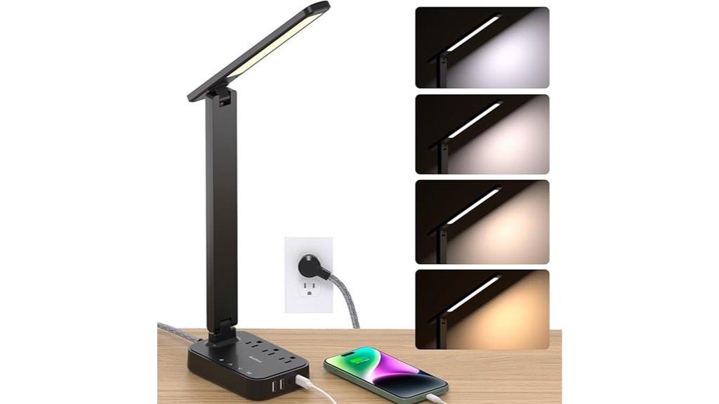 versatile touch control desk lamp