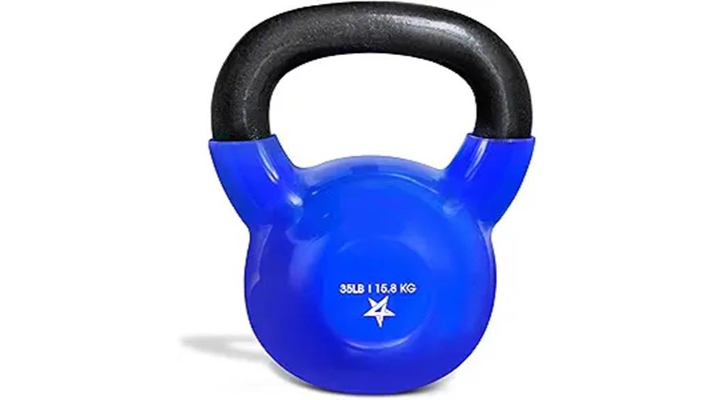 vinyl coated kettlebell weights