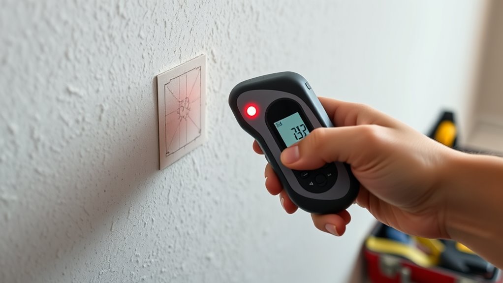 wall material detection accuracy
