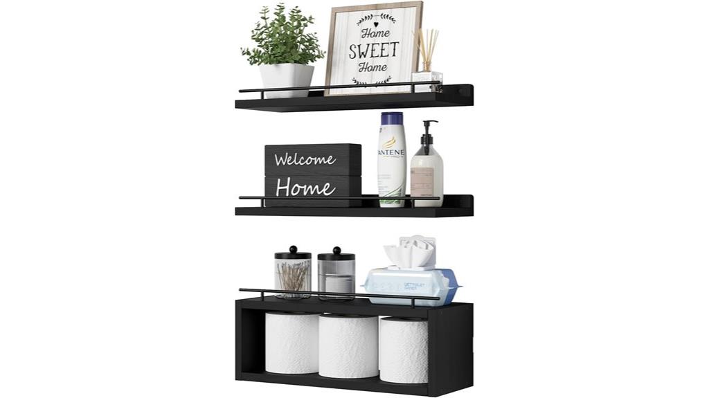 wall mounted metal shelf