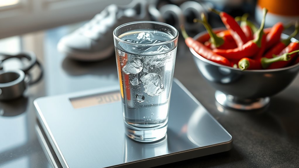 water boosts calorie burning