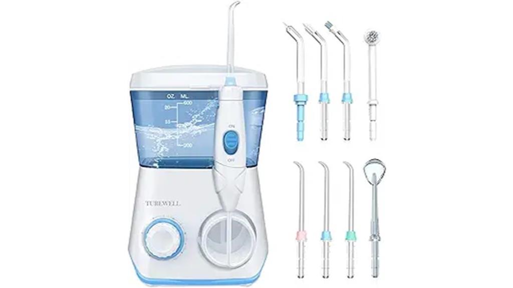 water flossing oral irrigator