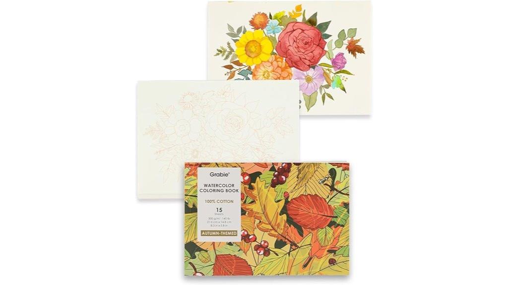 watercolor coloring book