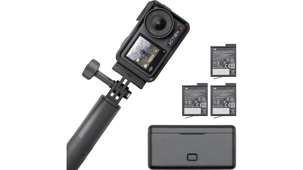 waterproof action camera combo