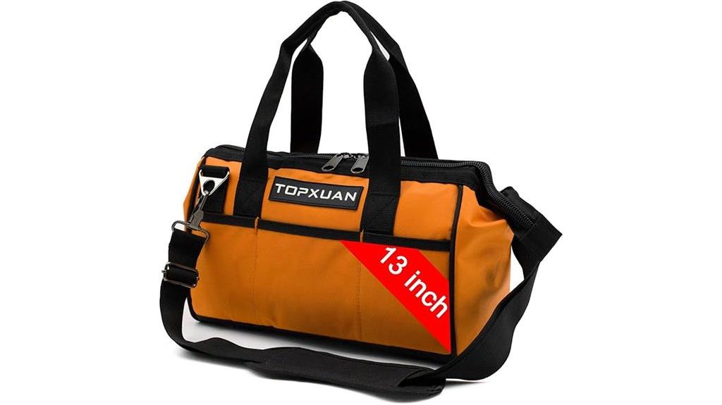 waterproof orange tool bag