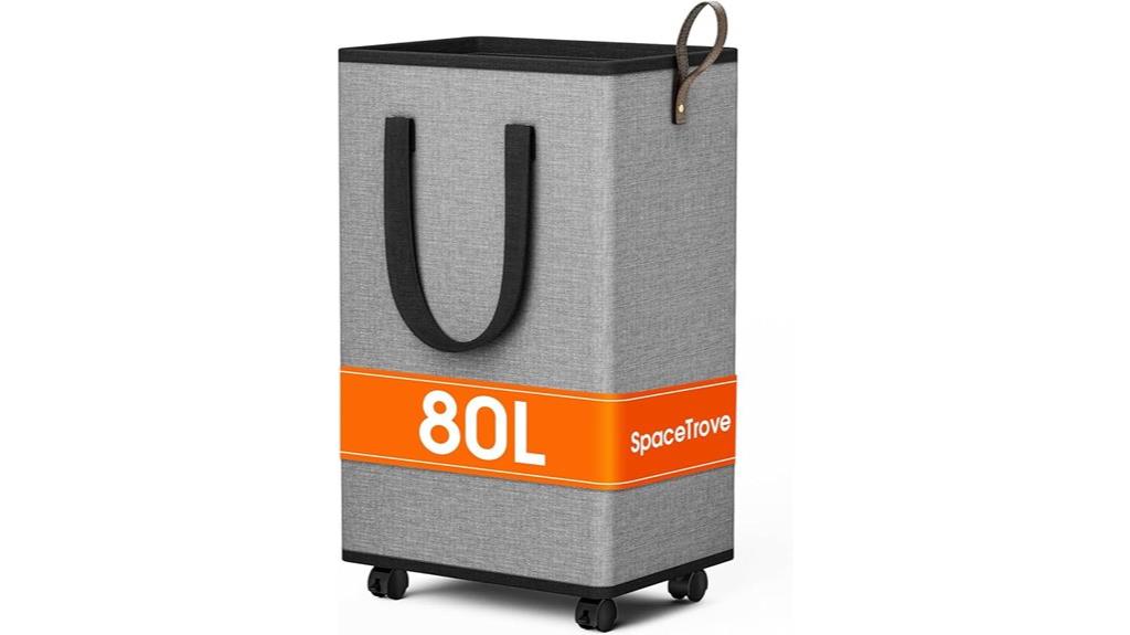 wheeled collapsible laundry hamper