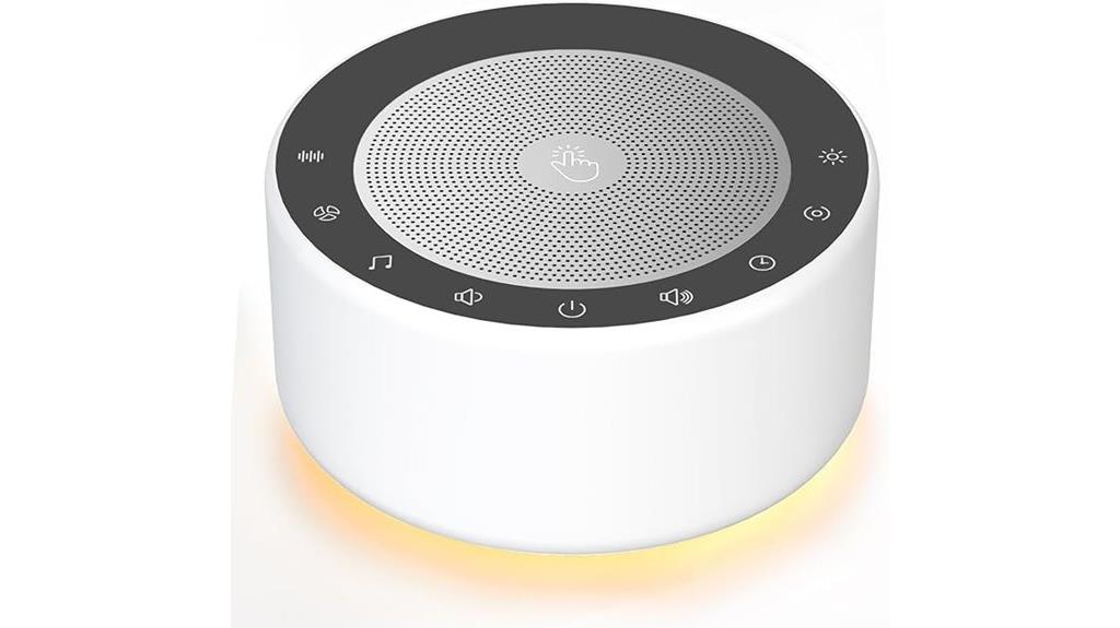 white noise nursery lamp