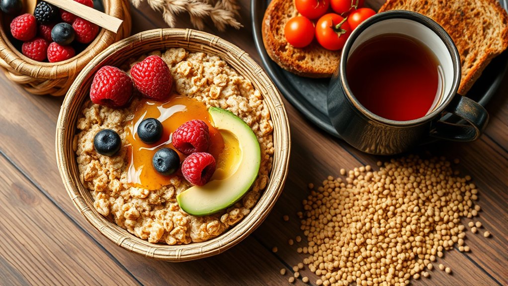 whole grains support steady energy