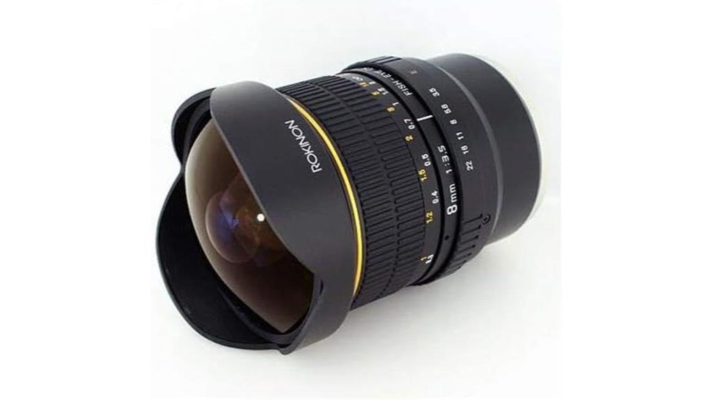 wide angle fisheye lens