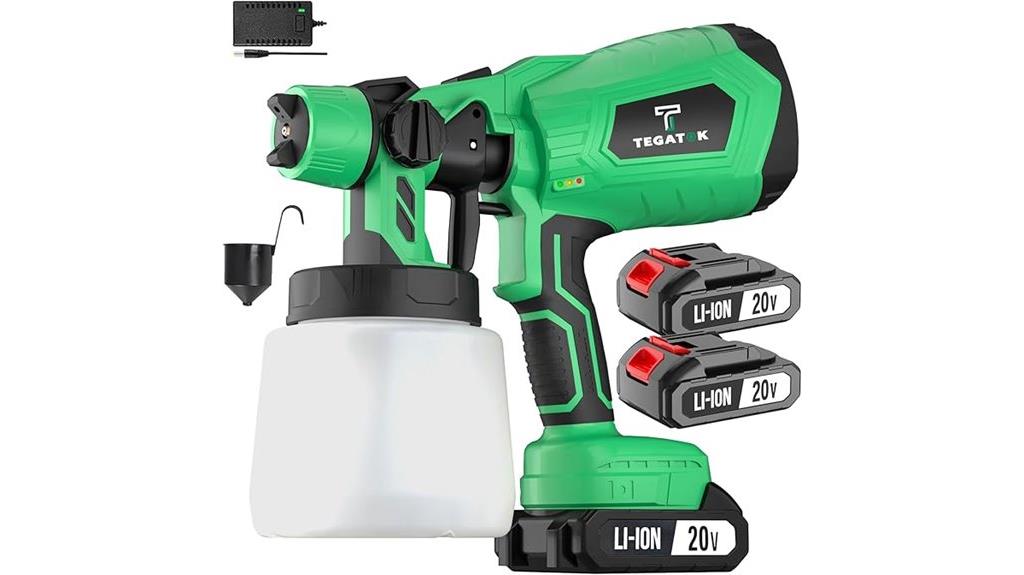 wireless paint sprayer battery