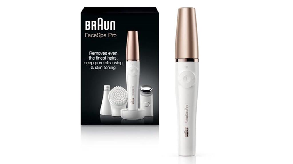 women s facial epilator device