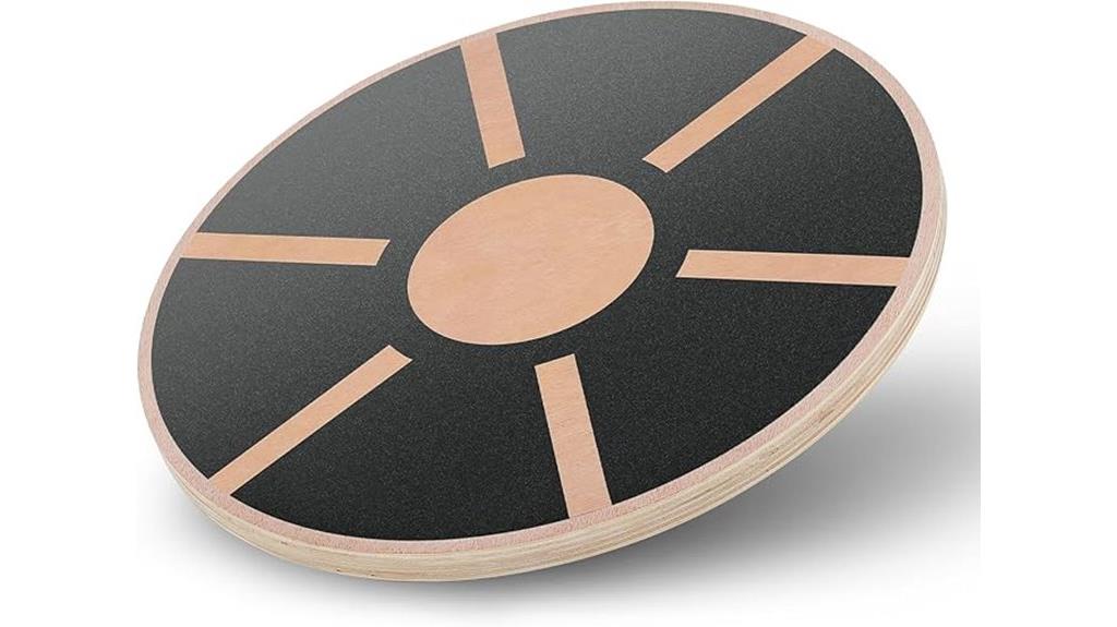 wooden balance board rotation