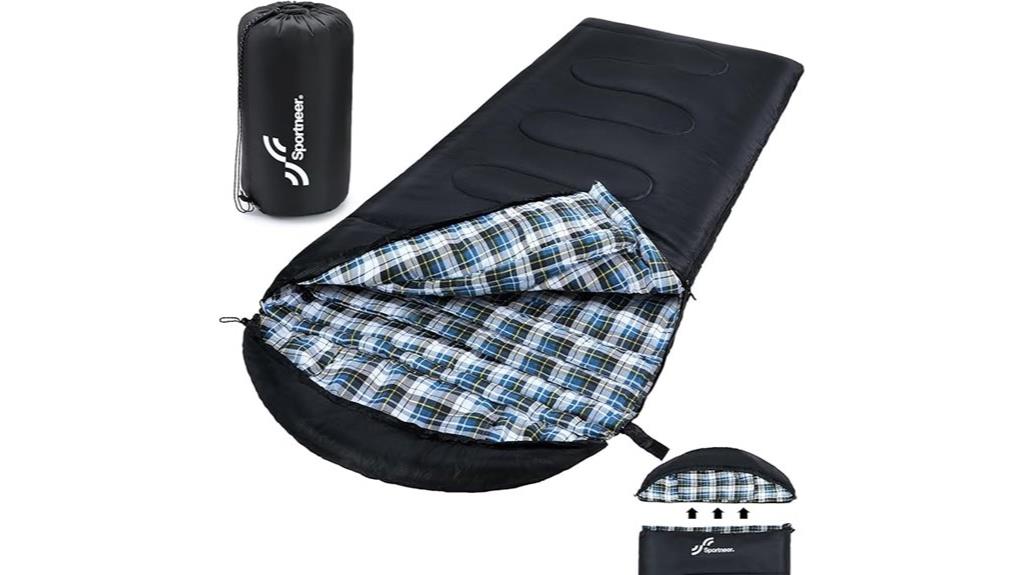 zero degree adult sleeping bag