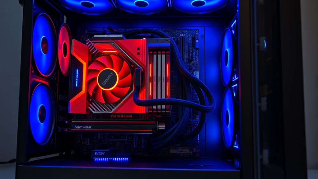 balance components and cooling