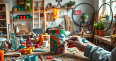 beginner upcycling art projects
