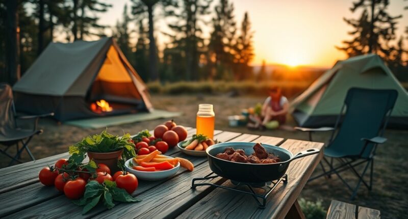 camping meal prep tips