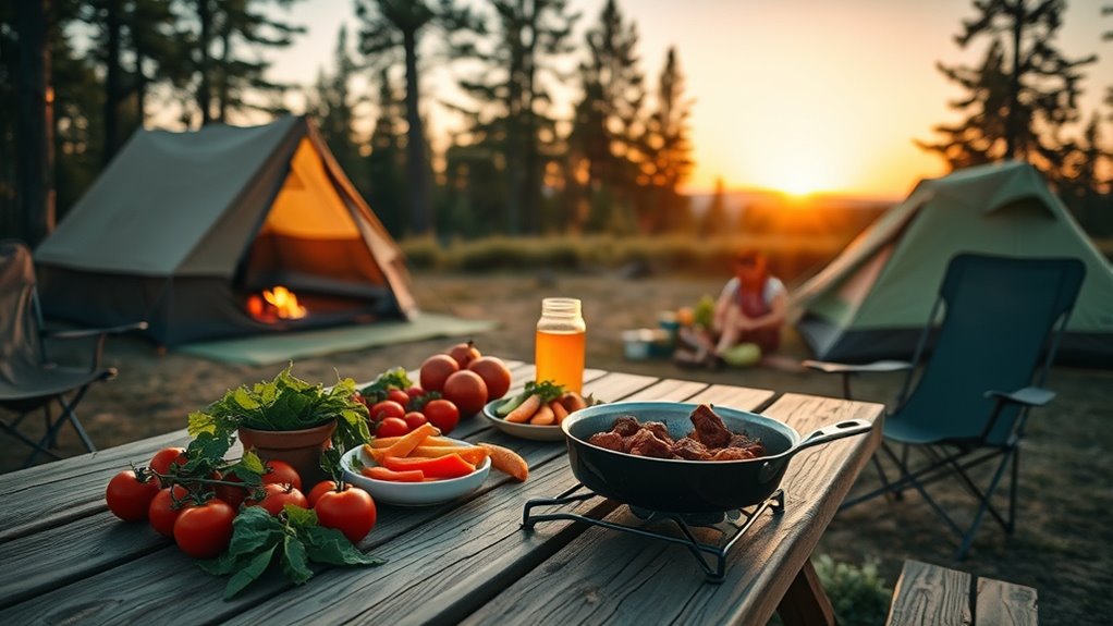 camping meal prep tips