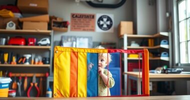 childproof tools and workshop