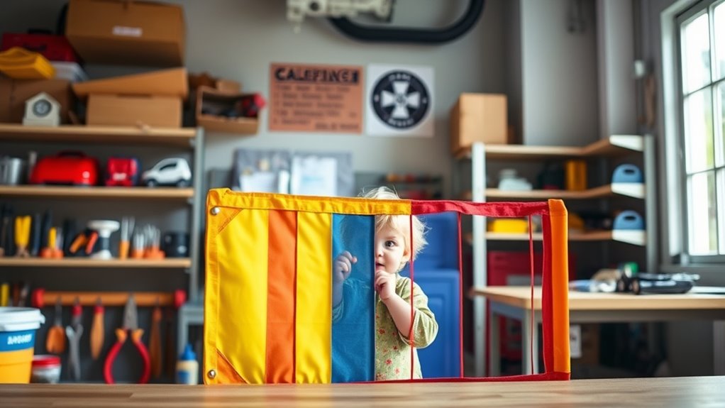 childproof tools and workshop