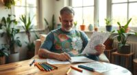 coloring promotes adult wellness