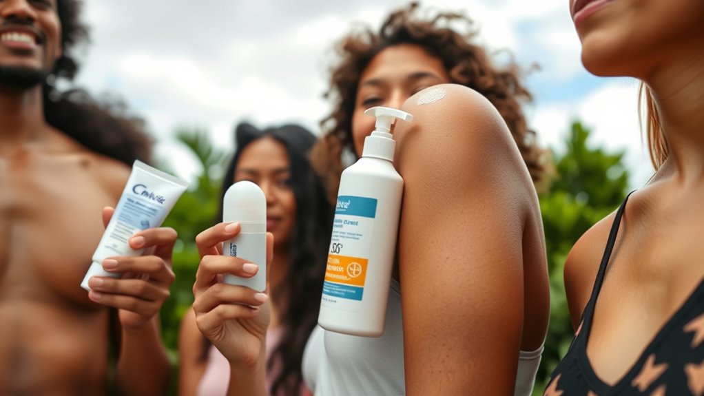 consistent proper sunscreen application