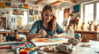 creative art relieves stress