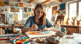 creative art relieves stress