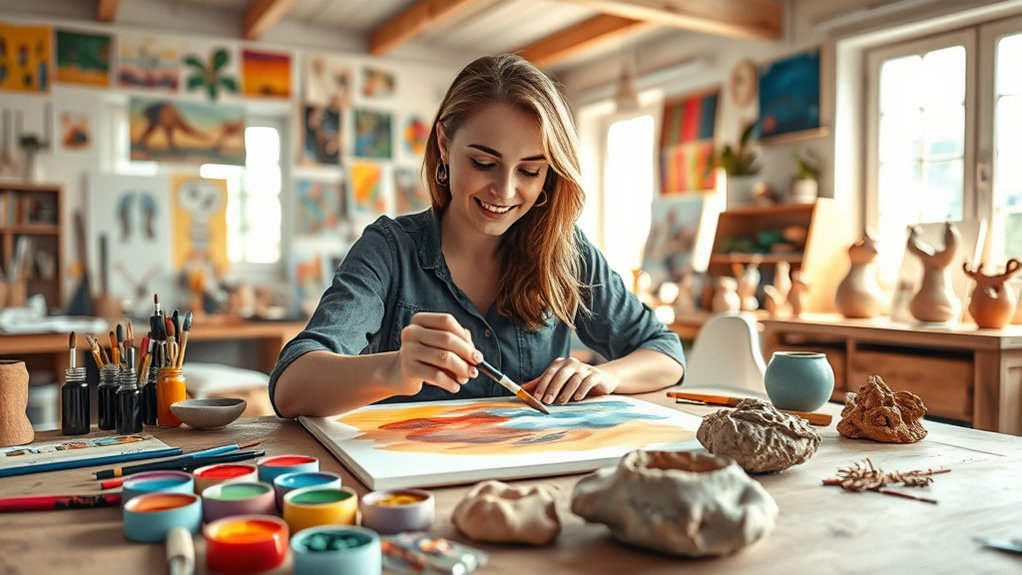 creative art relieves stress