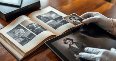 digitizing vintage photographs safely