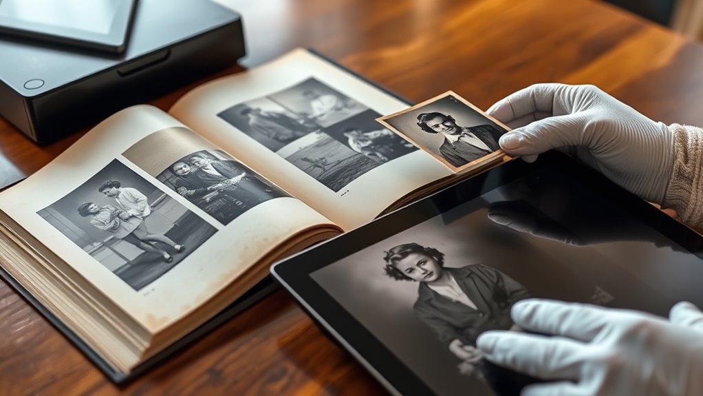 digitizing vintage photographs safely