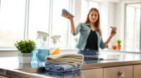 efficient cleaning for busy