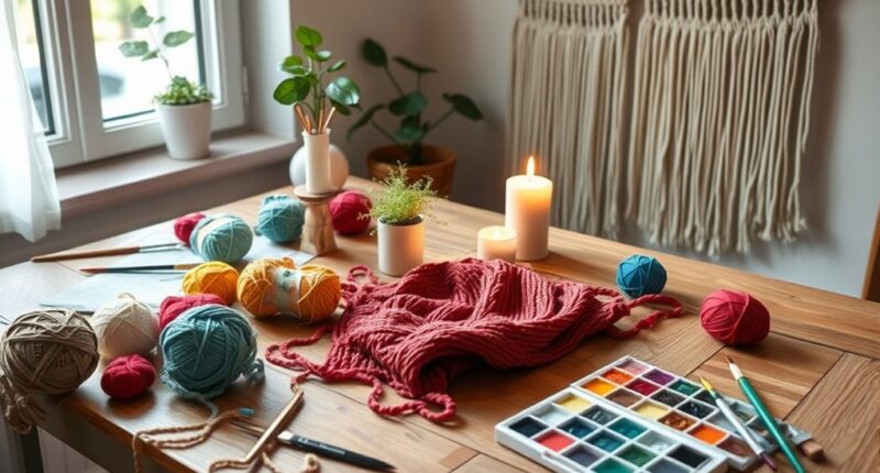 home stress relief crafts