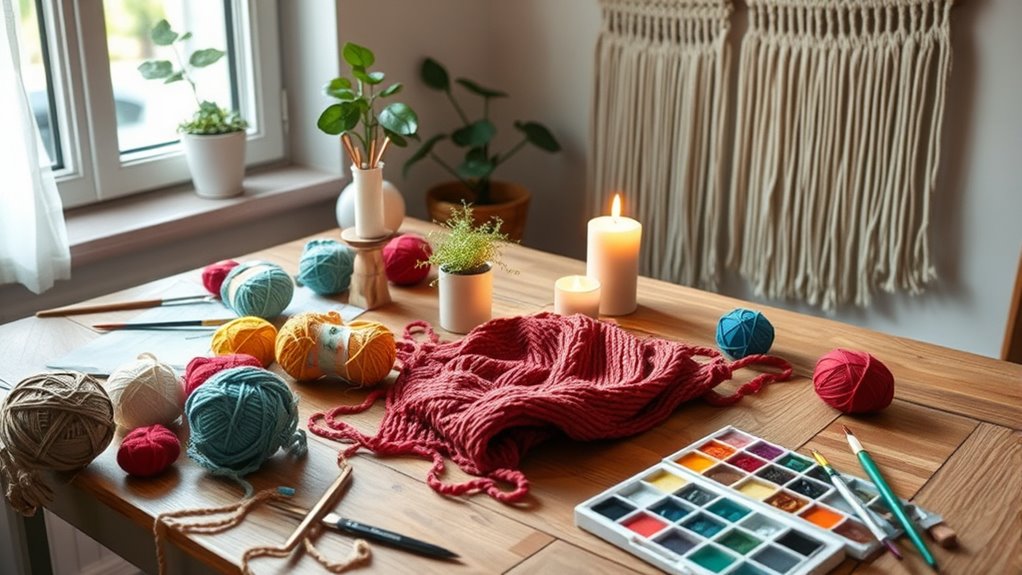 home stress relief crafts