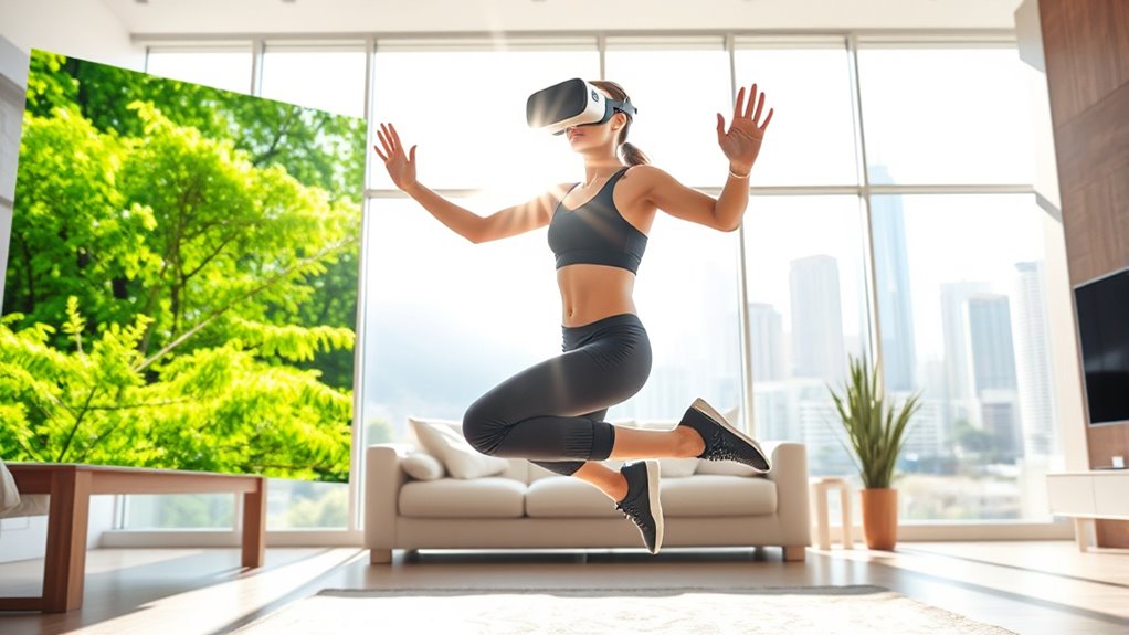 immersive virtual reality workouts