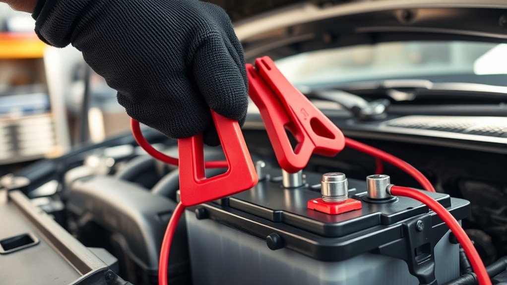 jump start car safely