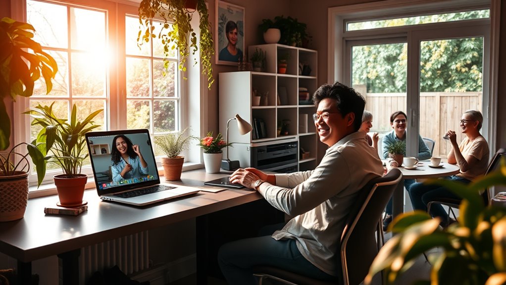 maintain social connections remotely