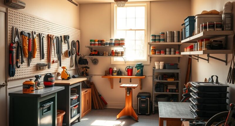 maximize small garage space