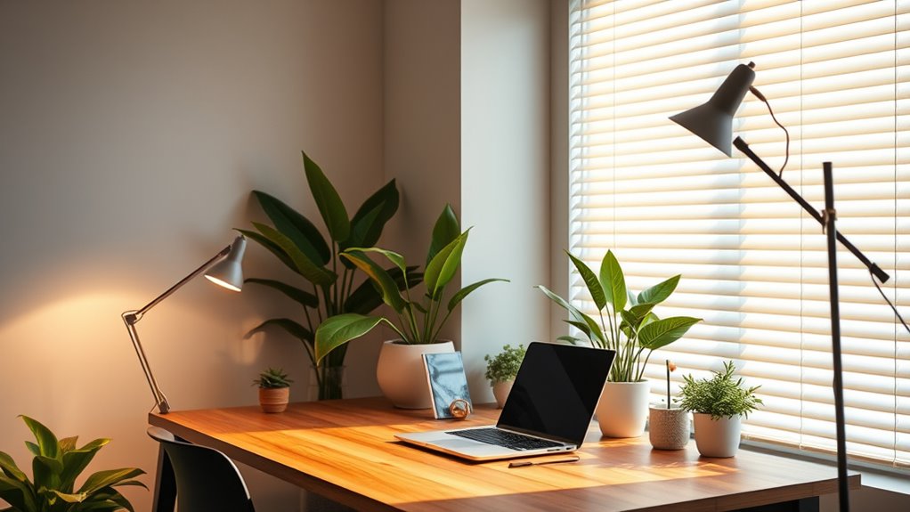 optimal home office lighting