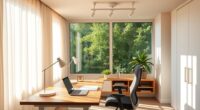 optimize home office lighting