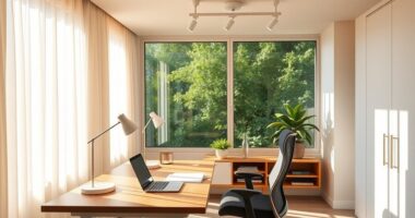optimize home office lighting