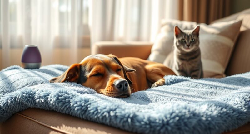 pet anxiety calming techniques