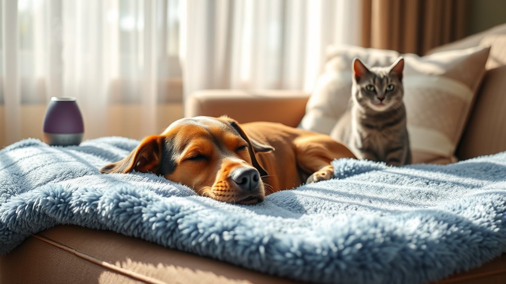 pet anxiety calming techniques