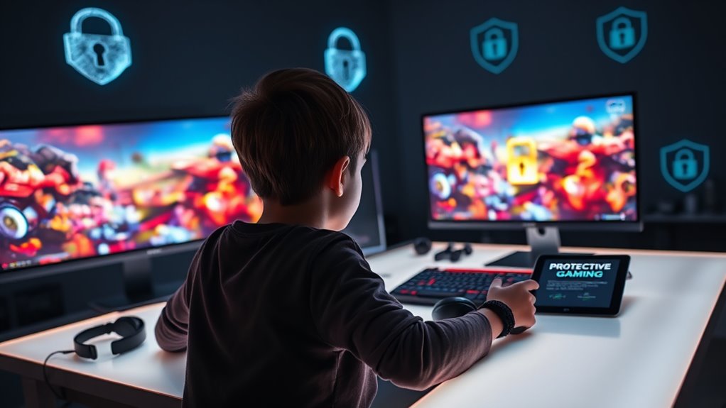 secure gaming through controls