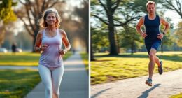 walking and running health comparison
