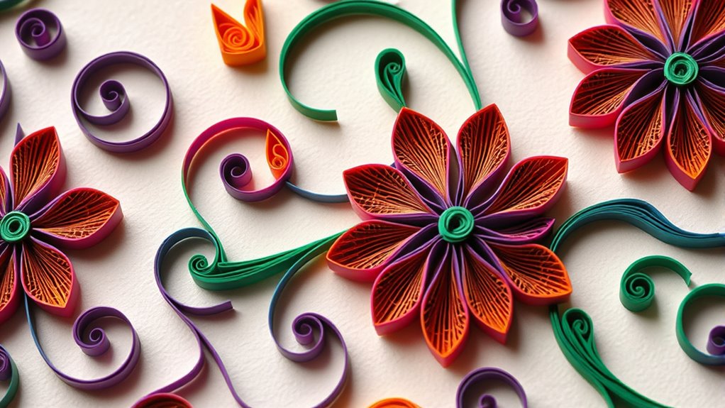 artistic paper coil creations